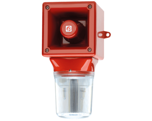 Оповещатель с ксеноновым стробоскопическим маяком AB105STRDC12R/B